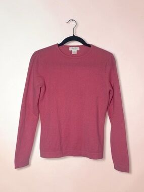 Marshall Fields Cashmere Size Small S Women’s Bubblegum Pink cashmere Sweater